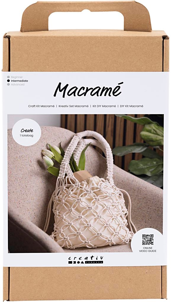 CC Craft Kit Macramé, white, Bag, 1 pack iHobby