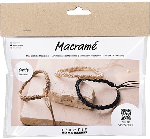 CC Mini Hobbyset 3 Macramé Armbanden