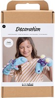 CC Craft Kit Decoration, assorted colours, Sock Monster, 1 pack