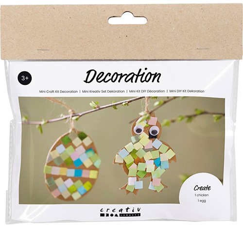 CC Mini Hobbyset Decoratie Ei en Kip