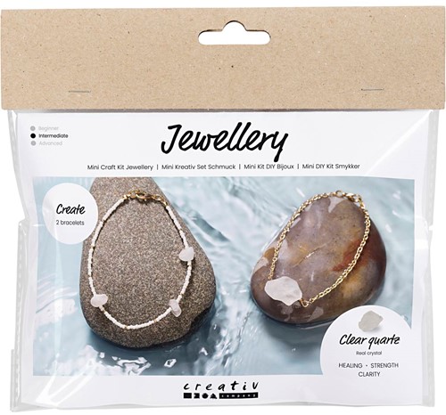 CC Mini Hobbyset Sieraden Armband met Bergkristal