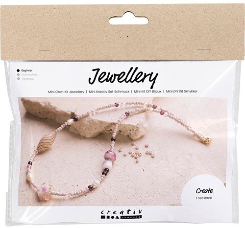 CC Mini Hobbyset Sieraden Stoere Halsketting Roze Harmonie