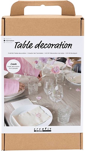 CC Hobbyset Tischdekoration Pastellfarben