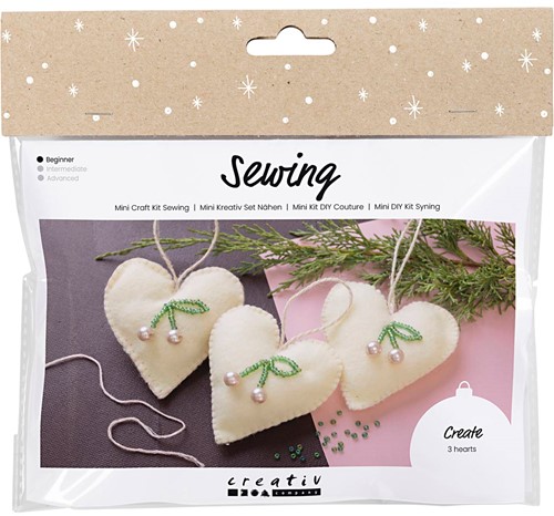 CC Mini Hobbyset Naaien Harten