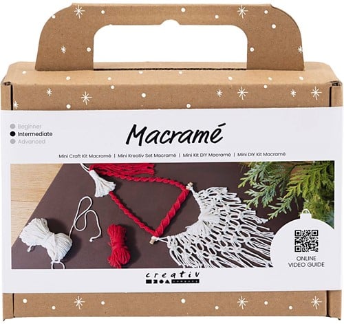 CC Mini Hobbyset Macramé Kerstman