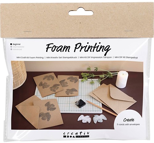CC Mini Hobbyset Foam Druk Kaart met Duiven