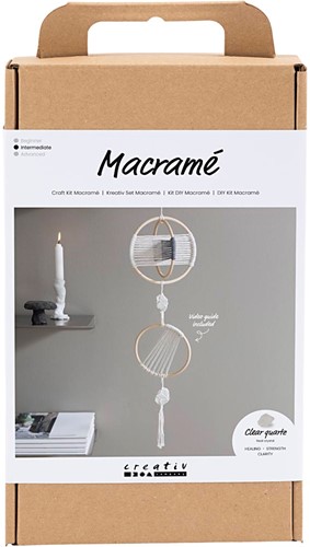 CC Hobbyset Macramé Mobiel Grijs Off-White