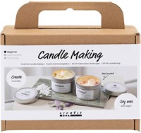 CC Mini Hobbyset Candle Casting Sojakerze mit Kristallen
