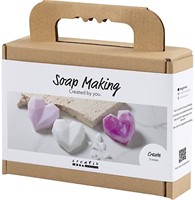 CC Mini-Seifenherstellungs-Set „Herzen Rosa“