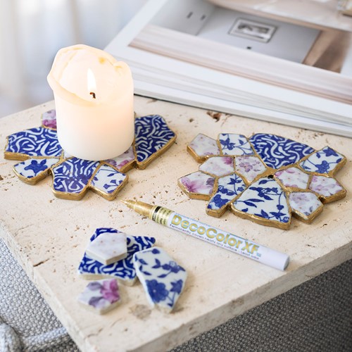 CC Hobbyset Kintsugi Blauw Goud Lichtrood en Wit-2