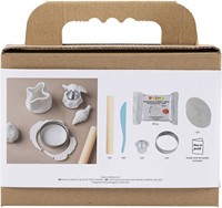 CC Mini Hobbyset Kandelaar met Schelpen Boetseren Off-White-2