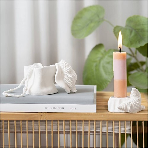 CC Mini Hobbyset Kandelaar met Schelpen Boetseren Off-White-3