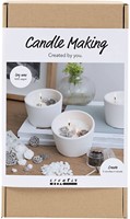 CC Hobbyset Kaarsen Maken Roos, Beige, Wit en Créme