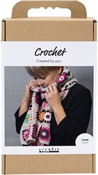 CC Hobbyset Sjaal Haken Warme Kleuren Granny Squares