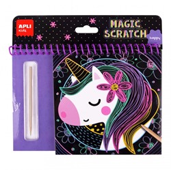 Apli Magic Scratch Unicorn Scratch Book