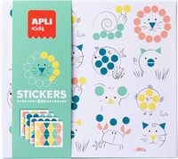 Apli Sticker-Spiel Tiere