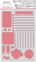 Aladine Bullet Journal Stencil A5 Organiseren