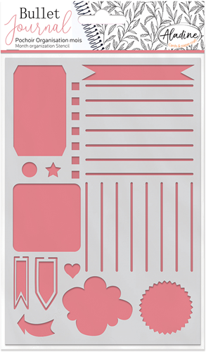 Aladine Organizing Bullet Journal Stencil A5
