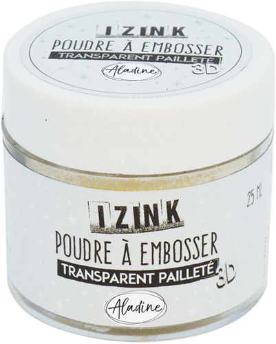 Aladine Embossing Poeder 25 ml Transparant Glitter