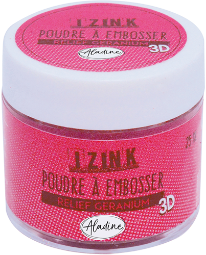 Aladine Embossing Poeder 25 ml Geranium