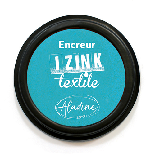Aladine Izink Inktkussen Textiel Turquoise