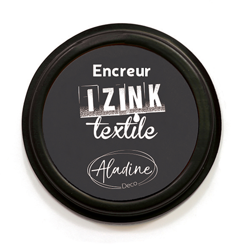 Aladine Izink Inktkussen Textiel Zwart