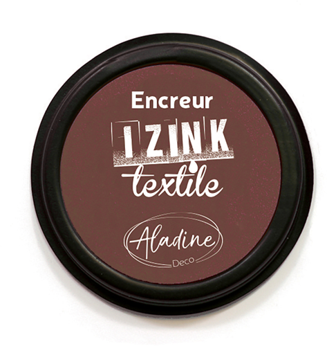 Aladine Izink Inktkussen Textiel Bruin