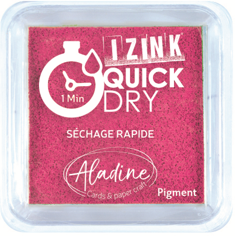 Aladine Izink Quick Dry Pigment Inktkussen 5x5 cm Roze