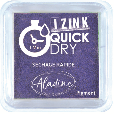 Aladine Izink Quick Dry Pigment Inktkussen 5x5 cm Lila