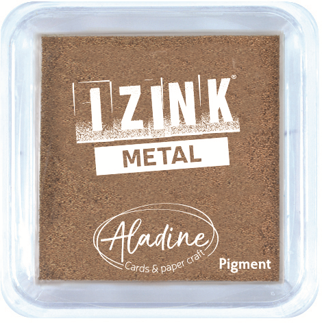 Aladine Izink Quick Dry Pigment Inktkussen 5x5 cm Koper