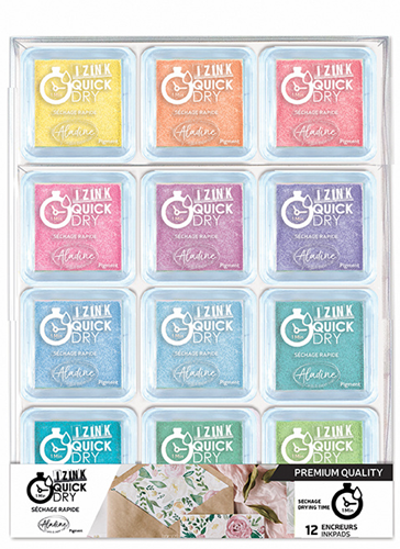 Aladine Izink Quick Dry Pigment Inktkussen Set Pastel