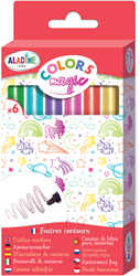 Aladine Kids Colors Magic Konturstifte 6 Stück