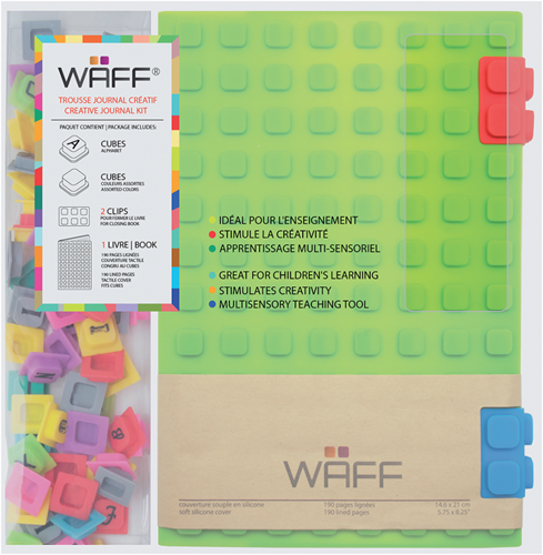 Waff Creatief Dagboek Set A5 Groen