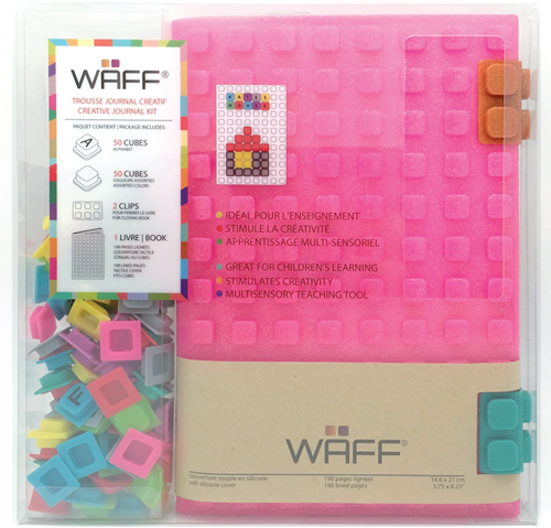 Waff Creatief Dagboek Set A5 Glitter Roze