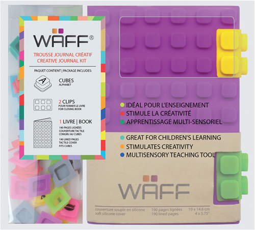 Waff Kreatives Tagebuch-Set A6 Lila