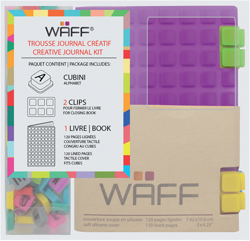 Waff Creatief Dagboek Set A7 Paars