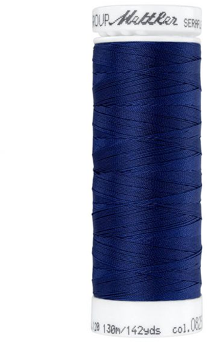 Seraflex elastisch naaidraad 130m Navy