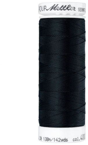 Seraflex elastisch naaidraad 130m Black