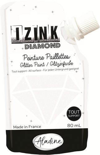 Aladine Izink Diamond Glitterverf 80 ml Parelmoer