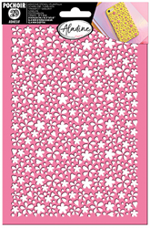 Aladine Self-adhesive 3D Template A5 Flower Power