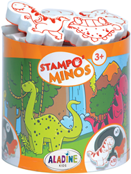 Aladine Kids Stampo Minos Stempel Set Dino's 10 stuks