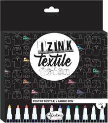 Aladine Izink Textile markers 12 pieces