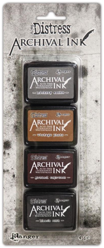 Archival Mini Inkt Kit Sepia
