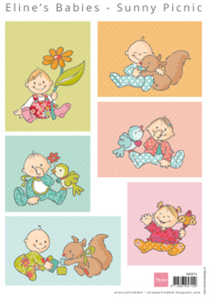 Marianne Design AK0074 Knipvel Sunny Picnic A4
