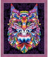 Diamantmalerei Mystische Katze 40x50cm