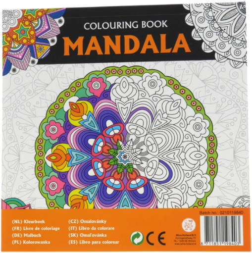 Ananiver Tropisch galop Kleurboek voor Volwassenen Mandala Bloemen iHobby