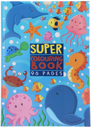 Super Coloring Book A4 Underwater 96 sheets