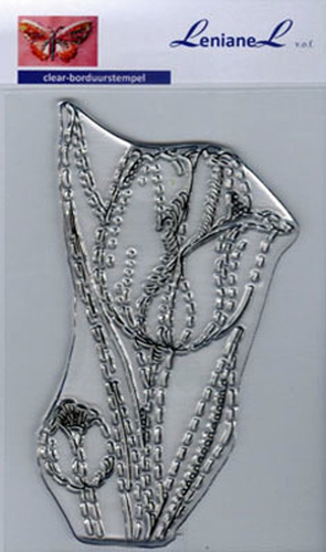 Lenianel Borduurstempel Tulp 14x8,5 cm