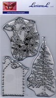 Lenianel Borduurstempel Kerst Label