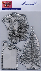 Lenianel Borduurstempel Kerst Label